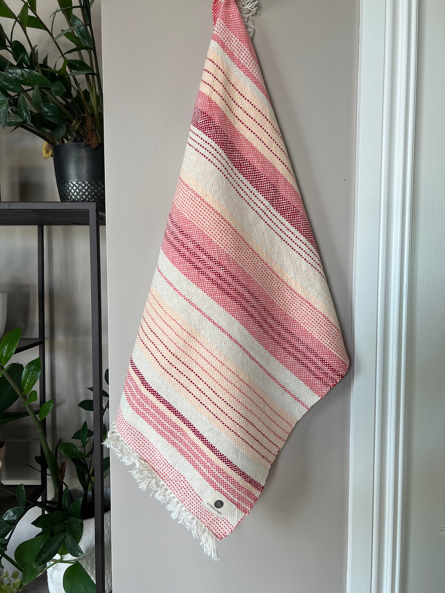 Valentines Day Boho Striped Towels