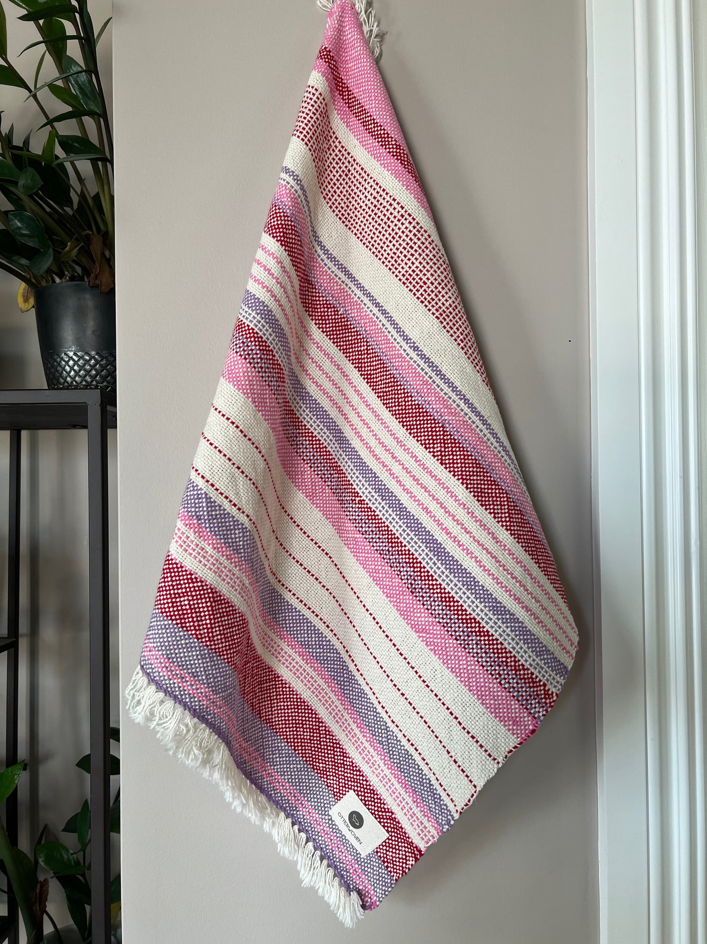 Valentines Day Boho Striped Towels